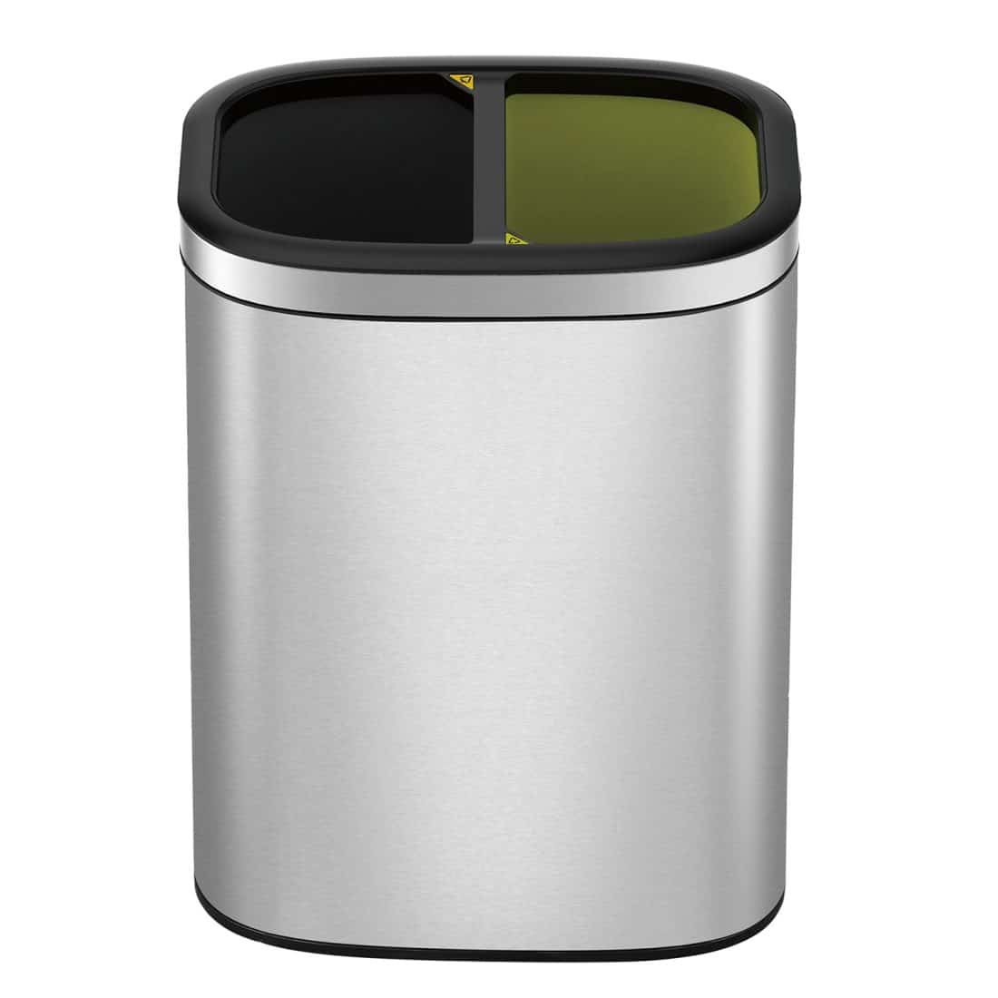 OLI-Cube Recycle Trash Bin open top 10+10L Matt s/s